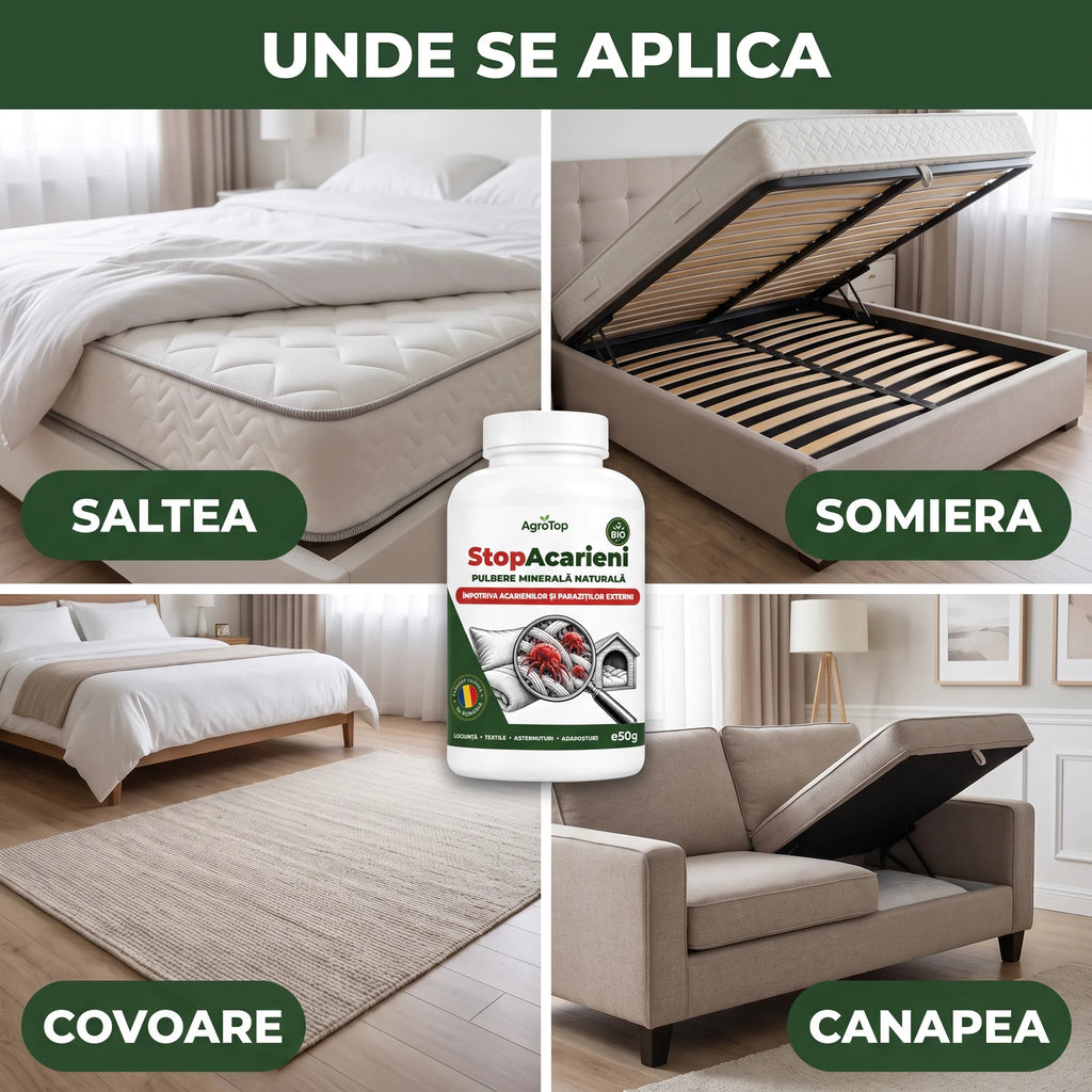 StopAcarieni - Protectie eficienta impotriva acarienilor