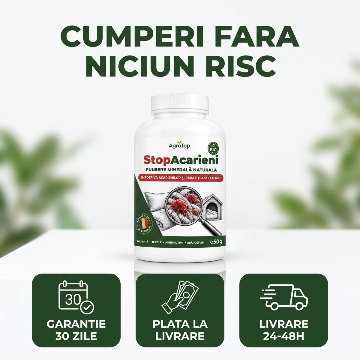 StopAcarieni - Protectie eficienta impotriva acarienilor