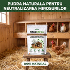 StopMiros - Pudră naturală pentru neutralizarea mirosurilor, 500g