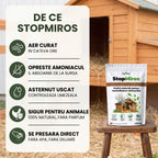 StopMiros - Pudră naturală pentru neutralizarea mirosurilor, 500g