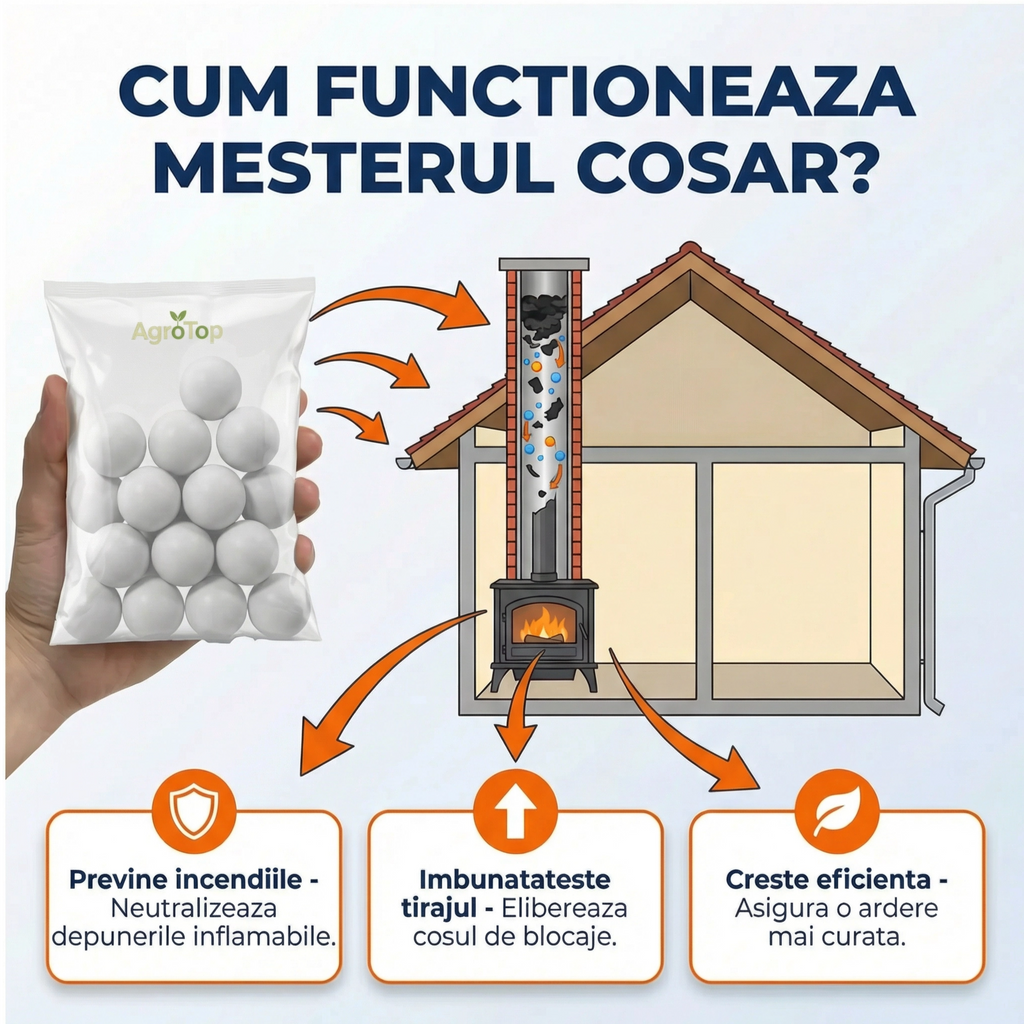 UPSELL - FocMax - Bile pentru curatarea sobelor si a hornurilor