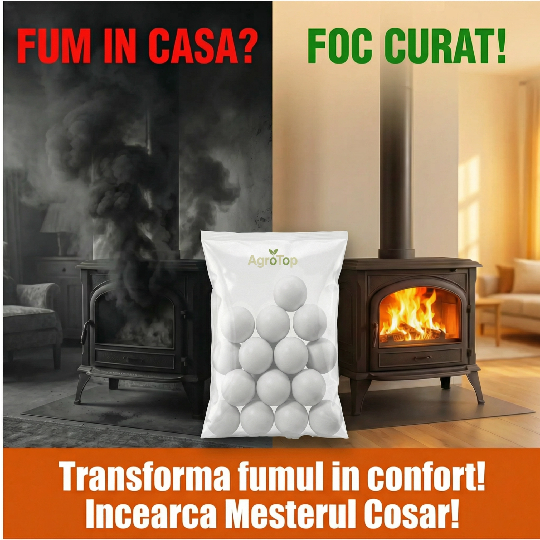 FocMax - Bile pentru curatarea sobelor si a hornurilor