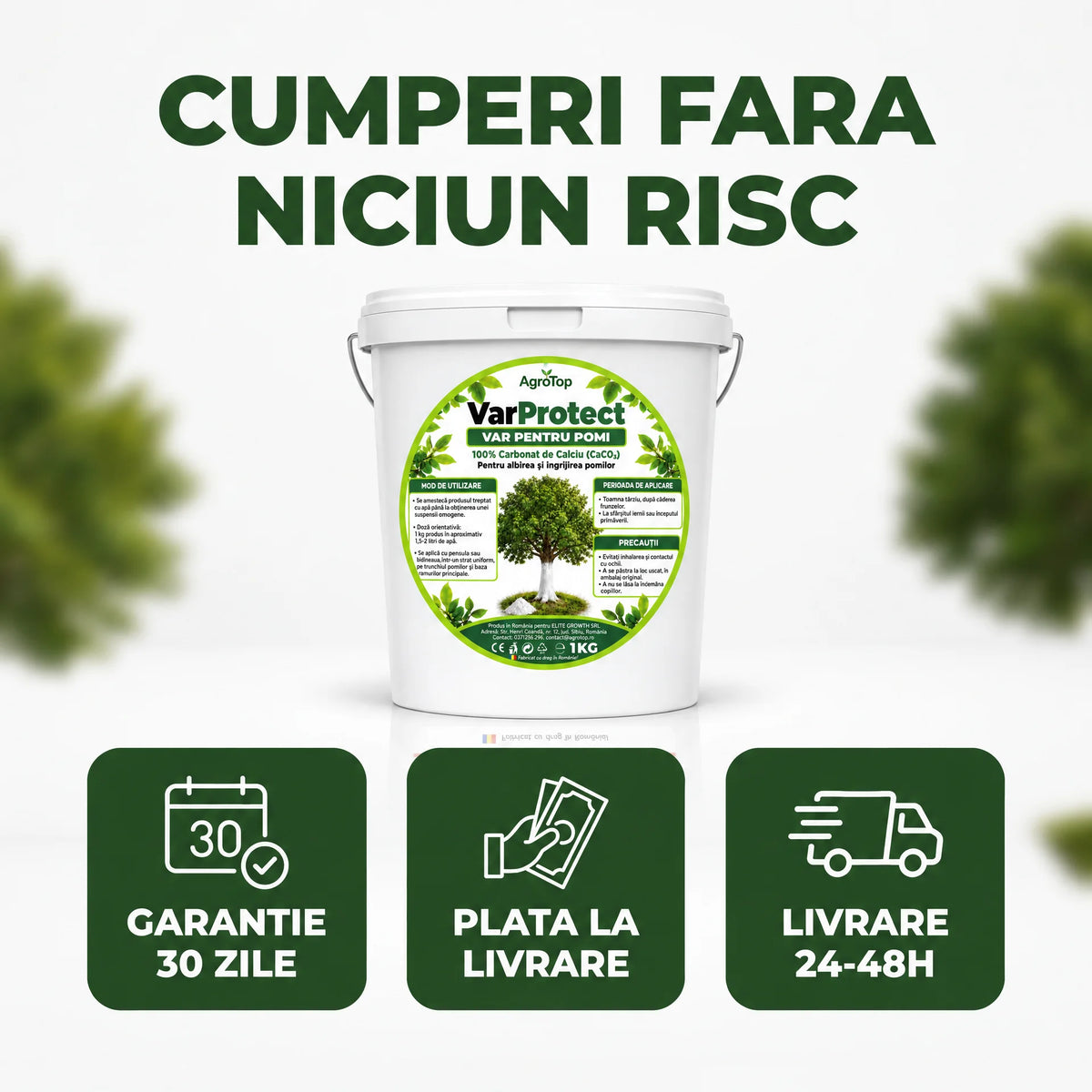 VarProtect - Var protector pentru pomi și livezi, 1KG