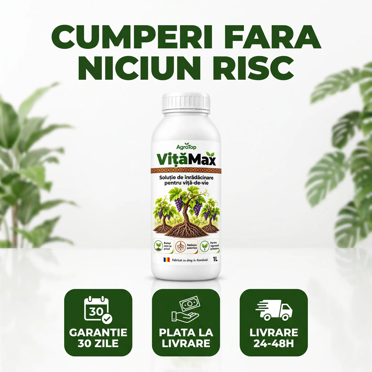 VițăMax - Solutie inradacinare vita de vie, 1L